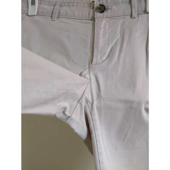 Banana Republic Slim Fit Chino Pants Women’s Size 4 Beige Khaki Stretch Cotton - Picture 7 of 11